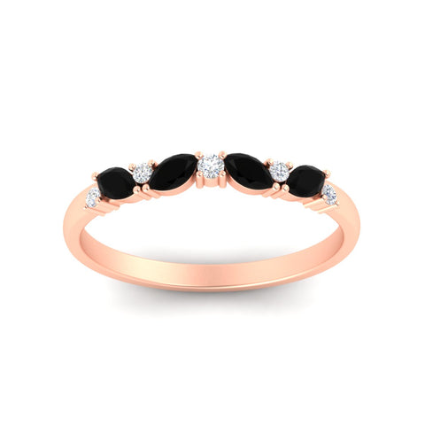marquise-and-round-stacking-black-diamond-band-in-rose-gold-fd11534bgblack-nl-rg