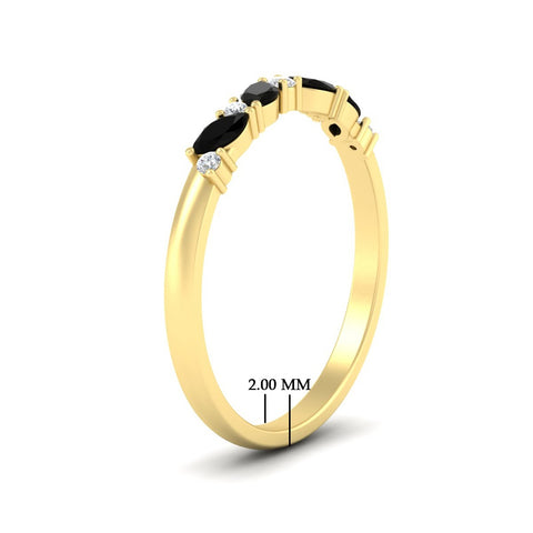 marquise-and-round-stacking-black-diamond-band-in-yellow-gold-fd11534bgblack-nl-yg