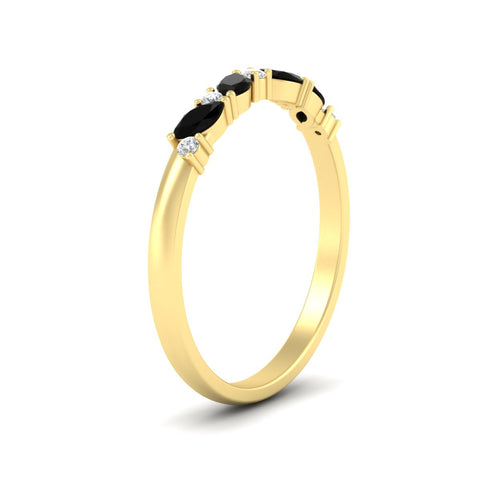 marquise-and-round-stacking-black-diamond-band-in-yellow-gold-fd11534bgblack-nl-yg