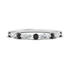 Load image into Gallery viewer, marquise-and-round-stacking-black-diamond-ring-in-white-gold-FD9403BGBLACKANGLE3-NL-WG.jpg