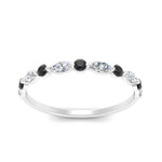Load image into Gallery viewer, marquise-and-round-stacking-black-diamond-ring-in-white-gold-FD9403BGBLACKANGLE3-NL-WG.jpg

