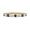 Load image into Gallery viewer, marquise-and-round-stacking-black-diamond-ring-in-yellow-gold-FD9403BGBLACKANGLE3-NL-YG.jpg