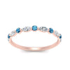 Load image into Gallery viewer, marquise-and-round-stacking-blue-topaz-ring-in-rose-gold-FD9403BGICBLTOANGLE3-NL-RG.jpg