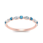 Load image into Gallery viewer, marquise-and-round-stacking-blue-topaz-ring-in-rose-gold-FD9403BGICBLTOANGLE3-NL-RG.jpg
