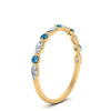 Load image into Gallery viewer, marquise-and-round-stacking-blue-topaz-ring-in-yellow-gold-FD9403BGICBLTOANGLE3-NL-YG.jpg