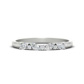 Marquise And Round Stacking Band