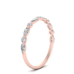 Load image into Gallery viewer, marquise-and-round-stacking-diamond-ring-in-rose-gold-FD9403BANGLE3-NL-RG.jpg
