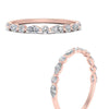 Load image into Gallery viewer, marquise-and-round-stacking-diamond-ring-in-rose-gold-FD9403BANGLE3-NL-RG.jpg