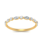 Load image into Gallery viewer, marquise-and-round-stacking-diamond-ring-in-yellow-gold-FD9403BANGLE3-NL-YG.jpg
