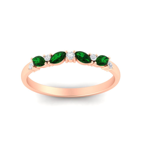 marquise-and-round-stacking-emerald-band-in-rose-gold-fd11534bgemgr-nl-rg