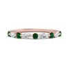Load image into Gallery viewer, marquise-and-round-stacking-emerald-ring-in-rose-gold-FD9403BGEMGRANGLE3-NL-RG.jpg