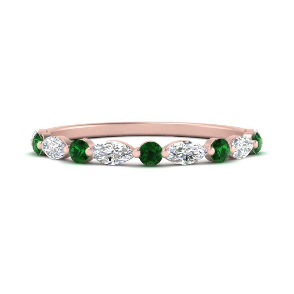 marquise-and-round-stacking-emerald-ring-in-rose-gold-FD9403BGEMGRANGLE3-NL-RG.jpg