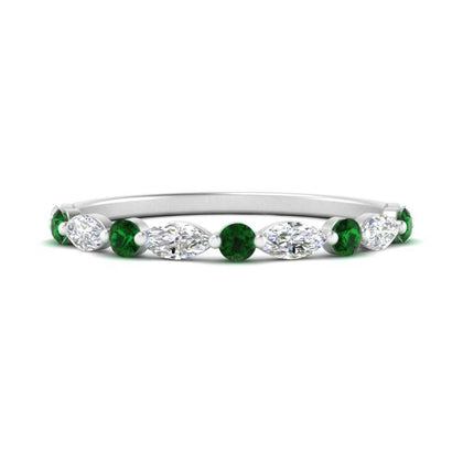 marquise-and-round-stacking-diamond-ring-in-rose-gold-FD9403BANGLE3-NL-RG.jpg