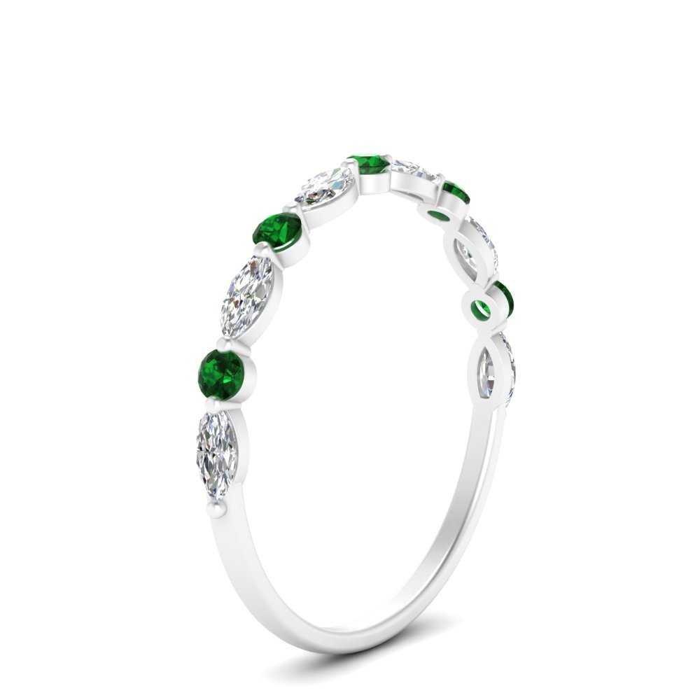 marquise-and-round-stacking-emerald-ring-in-white-gold-FD9403BGEMGRANGLE3-NL-WG.jpg