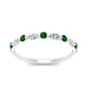 Load image into Gallery viewer, marquise-and-round-stacking-emerald-ring-in-white-gold-FD9403BGEMGRANGLE3-NL-WG.jpg
