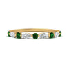 Load image into Gallery viewer, shared-prong-marquise-stacking-emerald-ring-in-yellow-gold-fd9403-sr-fancyhand-nl-yg.jpg