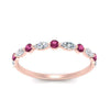 Load image into Gallery viewer, marquise-and-round-stacking-pink-sapphire-ring-in-rose-gold-FD9403BGSADRPIANGLE3-NL-RG.jpg