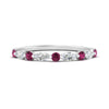 Load image into Gallery viewer, marquise-and-round-stacking-pink-sapphire-ring-in-white-gold-FD9403BGSADRPIANGLE3-NL-WG.jpg
