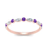 Load image into Gallery viewer, marquise-and-round-stacking-purple-topaz-ring-in-rose-gold-FD9403BGVITOANGLE3-NL-RG.jpg