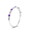 Load image into Gallery viewer, marquise-and-round-stacking-purple-topaz-ring-in-white-gold-FD9403BGVITOANGLE3-NL-WG.jpg