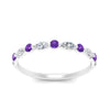 Load image into Gallery viewer, marquise-and-round-stacking-purple-topaz-ring-in-white-gold-FD9403BGVITOANGLE3-NL-WG.jpg