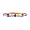 Load image into Gallery viewer, marquise-and-round-stacking-purple-topaz-ring-in-yellow-gold-FD9403BGVITOANGLE3-NL-YG.jpg