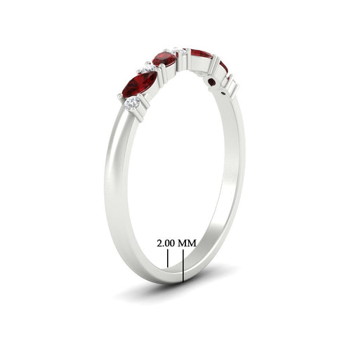 marquise-and-round-stacking-ruby-band-in-white-gold-fd11534bgrudr-nl-wg