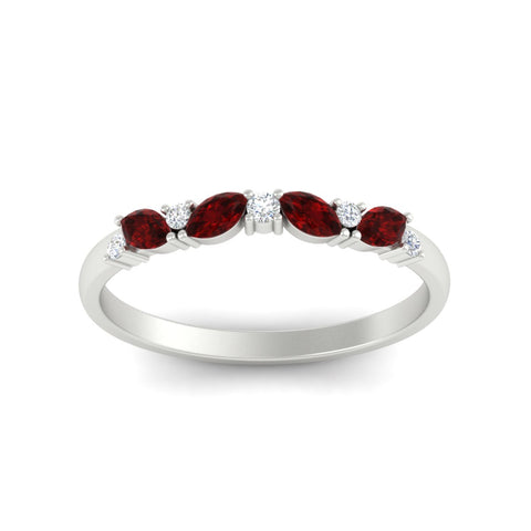 marquise-and-round-stacking-ruby-band-in-white-gold-fd11534bgrudr-nl-wg