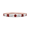 Load image into Gallery viewer, marquise-and-round-stacking-ruby-ring-in-rose-gold-FD9403BGRUDRANGLE3-NL-RG.jpg
