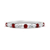 Load image into Gallery viewer, marquise-and-round-stacking-ruby-ring-in-white-gold-FD9403BGRUDRANGLE3-NL-WG.jpg