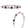 Load image into Gallery viewer, marquise-and-round-stacking-ruby-ring-in-white-gold-FD9403BGRUDRANGLE3-NL-WG.jpg