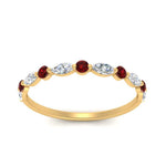 Load image into Gallery viewer, marquise-and-round-stacking-ruby-ring-in-yellow-gold-FD9403BGRUDRANGLE3-NL-YG.jpg
