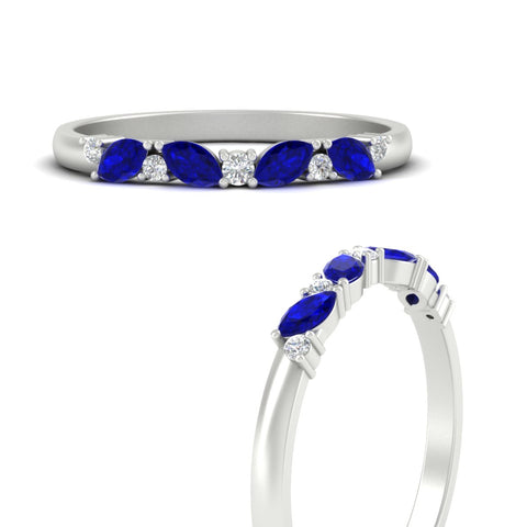 marquise-and-round-stacking-sapphire-band-in-white-gold-fd11534bgsabl-nl-wg
