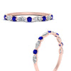 Load image into Gallery viewer, marquise-and-round-stacking-sapphire-ring-in-rose-gold-FD9403BGSABLANGLE3-NL-RG.jpg