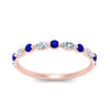 Load image into Gallery viewer, marquise-and-round-stacking-sapphire-ring-in-rose-gold-FD9403BGSABLANGLE3-NL-RG.jpg