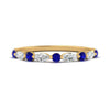 Load image into Gallery viewer, marquise-and-round-stacking-sapphire-ring-in-yellow-gold-FD9403BGSABLANGLE3-NL-YG.jpg