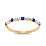 Load image into Gallery viewer, marquise-and-round-stacking-sapphire-ring-in-yellow-gold-FD9403BGSABLANGLE3-NL-YG.jpg
