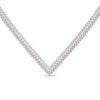 Load image into Gallery viewer, marquise-and-round-tennis-necklace-in-FD-NK10422-NL-RG