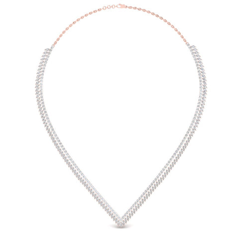 marquise-and-round-tennis-necklace-in-FD-NK10422-NL-RG