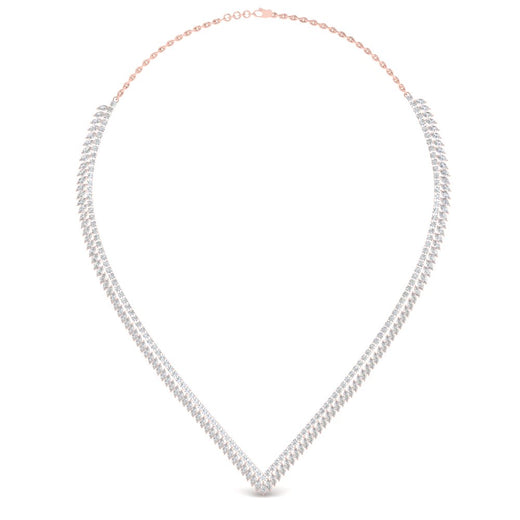 marquise-and-round-tennis-necklace-in-FD-NK10422-NL-RG