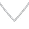Load image into Gallery viewer, marquise-and-round-tennis-necklace-in-FD-NK10422-NL-WG