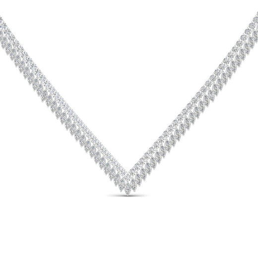 marquise-and-round-tennis-necklace-in-FD-NK10422-NL-WG