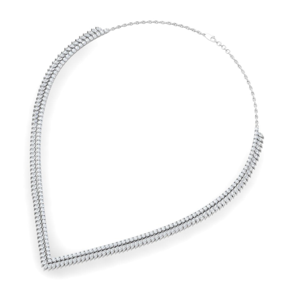 marquise-and-round-tennis-necklace-in-FD-NK10422-NL-WG