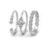 Load image into Gallery viewer, marquise-bezel-wedding-ring-stack-in-FD9456ANGLE2-NL-WG
