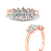 Load image into Gallery viewer, marquise-cut-5-stone-diamond-ring-for-women-in-rose-gold-fdwb8008mqangle3-2.00ct-nl-rg.jpg