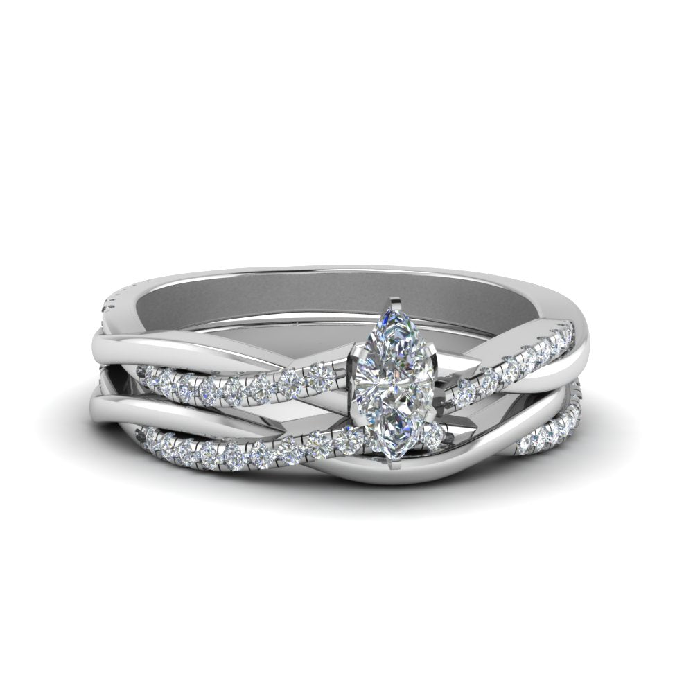 marquise-cut-Infinity-twist-diamond-matching-bridal-set-in-14K-white-gold-FD8253MQ-NL-WG