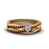 Load image into Gallery viewer, marquise-cut-Infinity-twist-diamond-matching-bridal-set-with-ruby-in-14K-yellow-gold-FD8253MQGRUDR-NL-YG