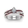 Load image into Gallery viewer, marquise-cut-Infinity-twist-diamond-matching-bridal-set-with-ruby-in-950-Platinum-FD8253MQGRUDR-NL-WG