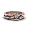 Load image into Gallery viewer, marquise-cut-Infinity-twist-matching-bridal-set-with-black-diamond-in-14K-rose-gold-FD8253MQGBLACK-NL-RG