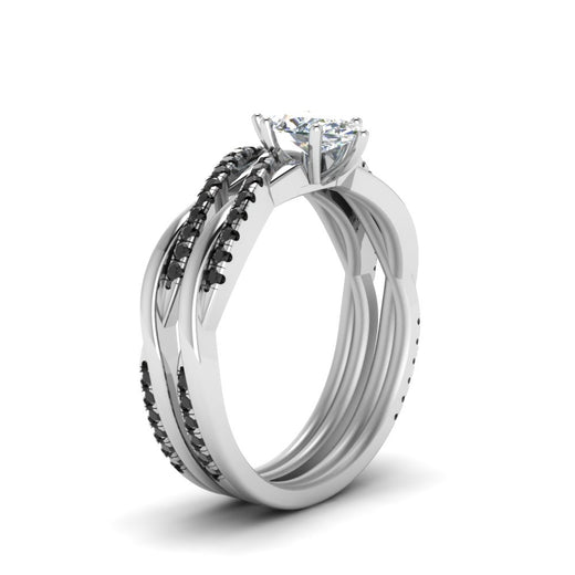 marquise-cut-Infinity-twist-matching-bridal-set-with-black-diamond-in-14K-white-gold-FD8253MQGBLACK-NL-WG